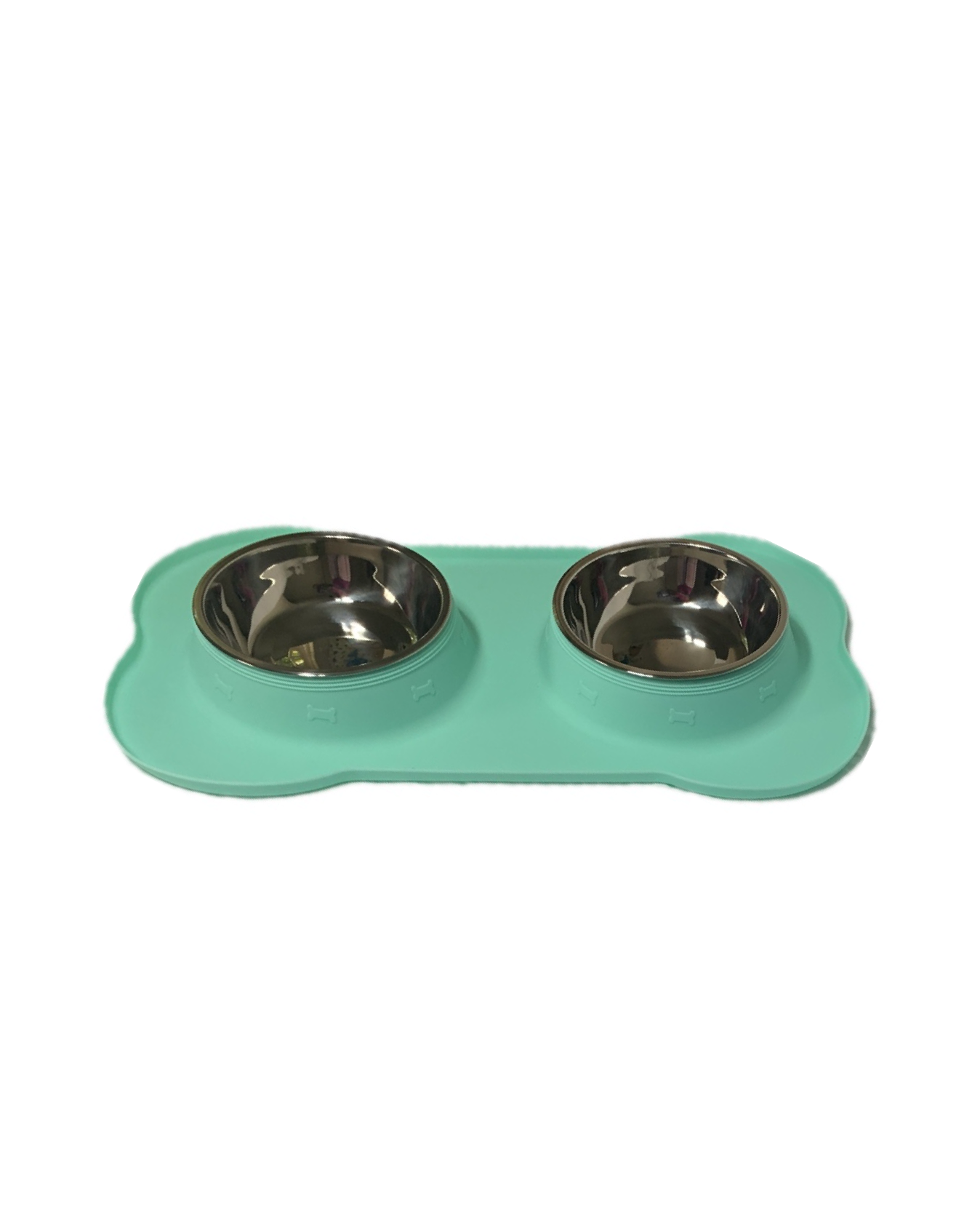 BigBoy Paws Silicone Double Pet Bowl Set