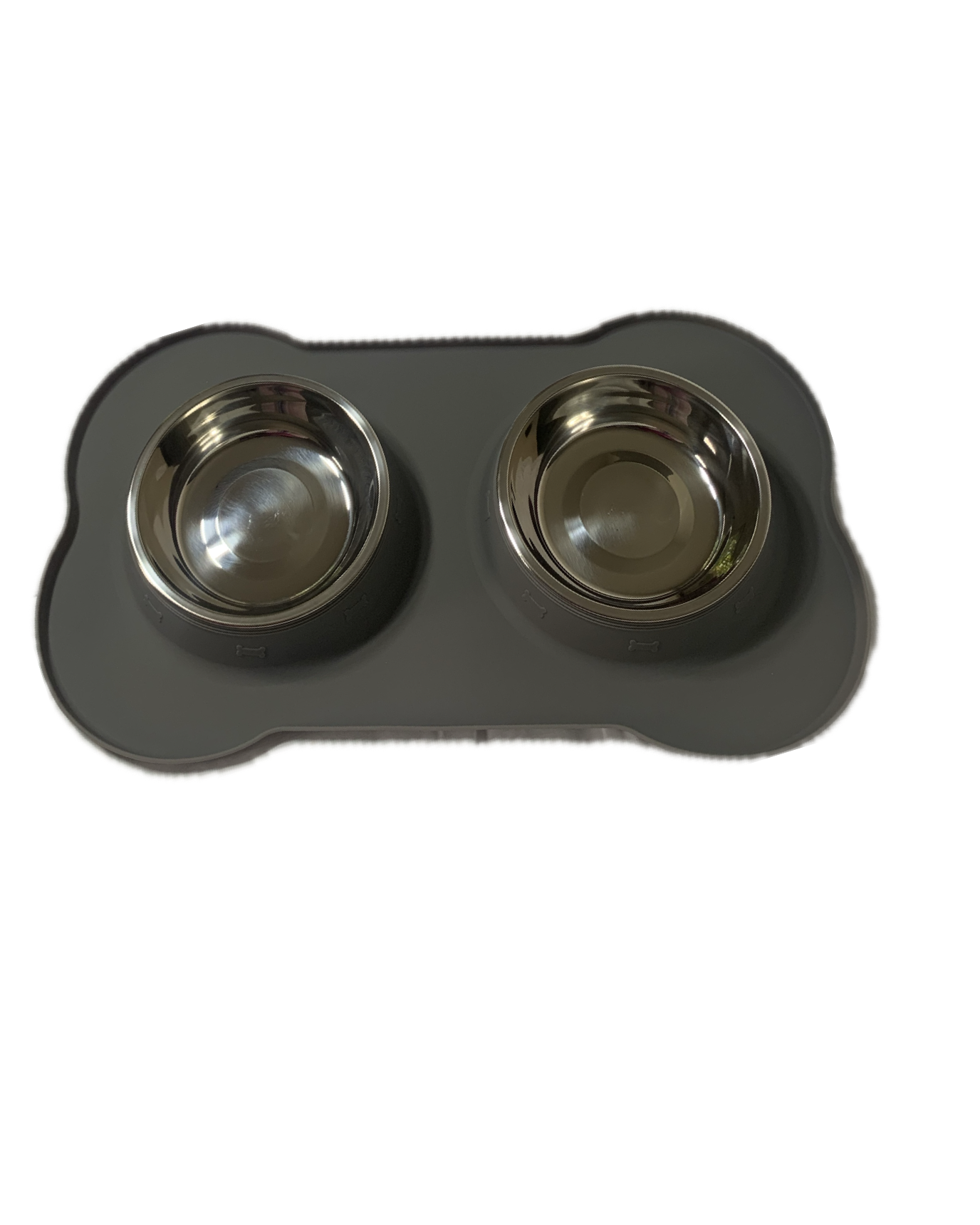BigBoy Paws Silicone Double Pet Bowl Set