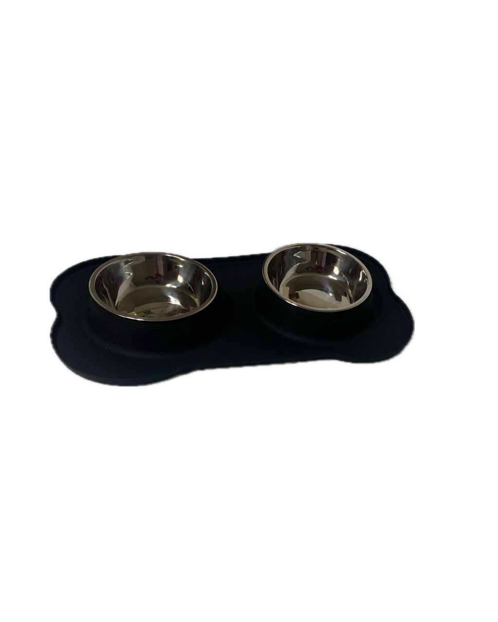 BigBoy Paws Silicone Double Pet Bowl Set