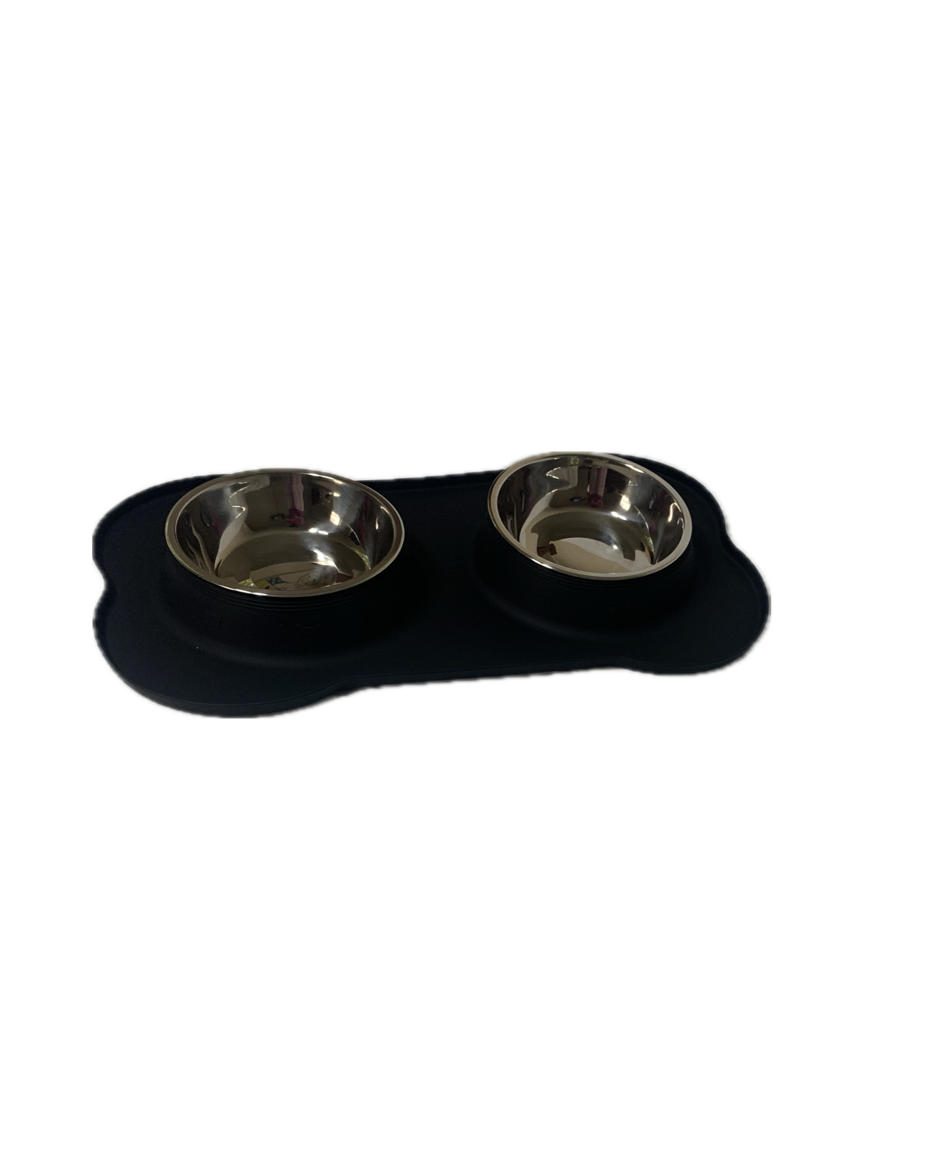 BigBoy Paws Silicone Double Pet Bowl Set