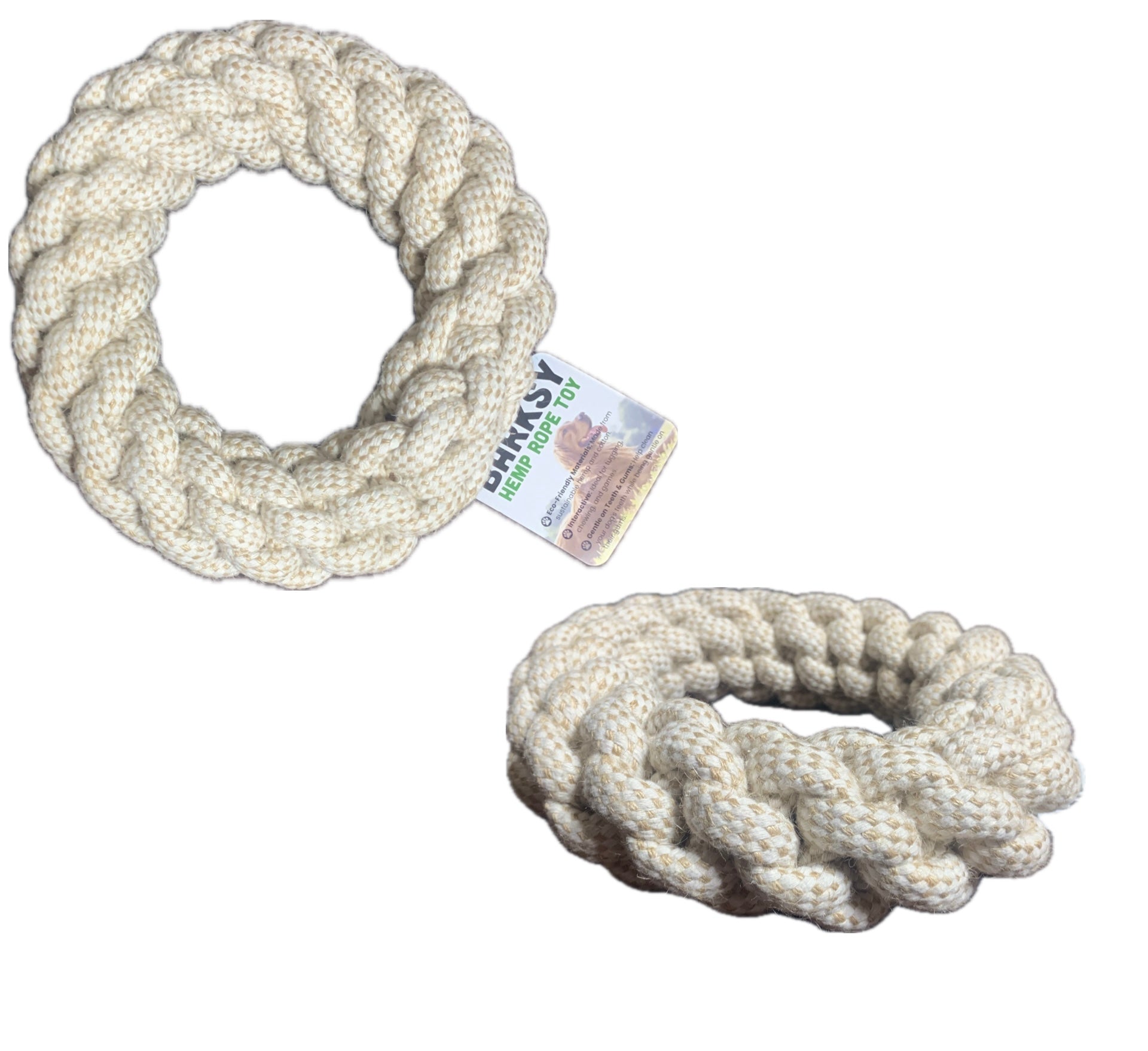 Big Boy PAWS Eco-Friendly Hemp Rope Dog Toy